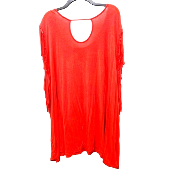 ``T25457 Vintage Orange Swim Cover-Up - Picture 1 of 4